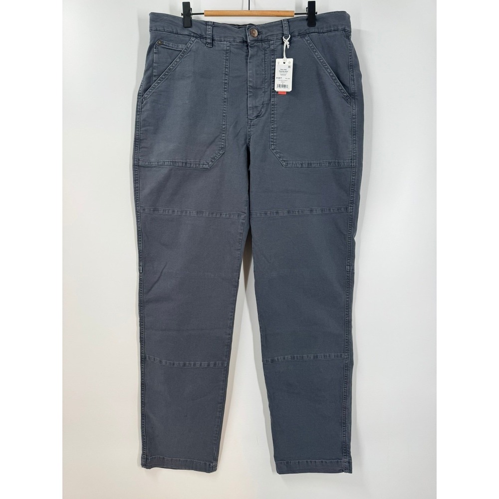 Marine Layer Breyer Utility Pants Relaxed Fit India Ink Blue Gray Men's 36x32